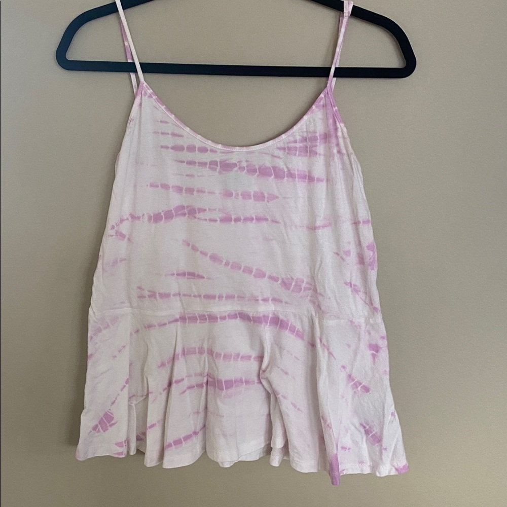 Guess Pink and White Camisole